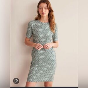 Boden crew neck jersey dress